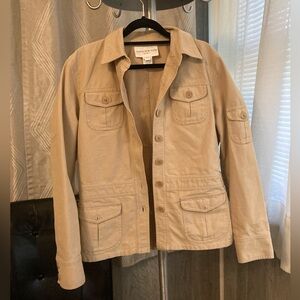 Tan Utility Jacket. Women’s size Medium.